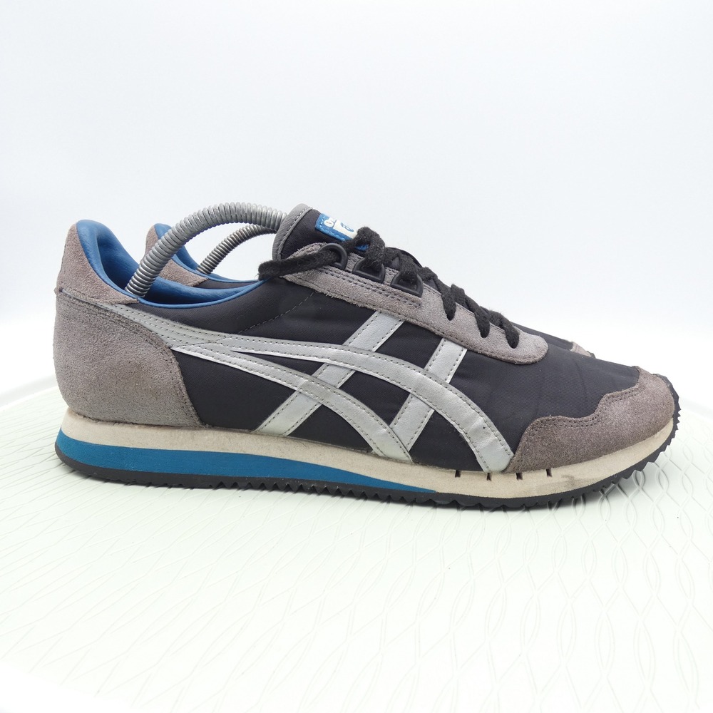 Onitsuka Tiger EDR 78 Mens 10 Gray Black Blue Sneakers D6K3N Low Top Shoes